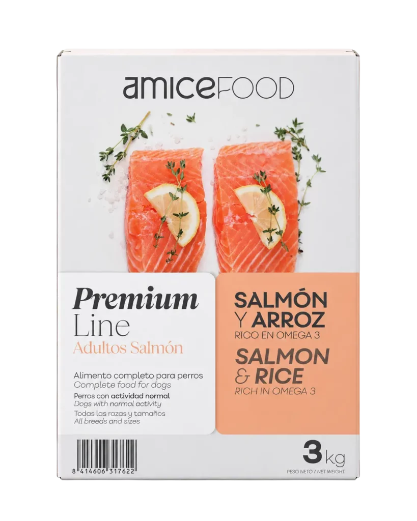 Amice Adulto Salmon frontal Caja