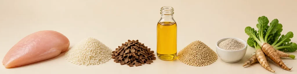 Ingredientes principales de Amice Senior y light