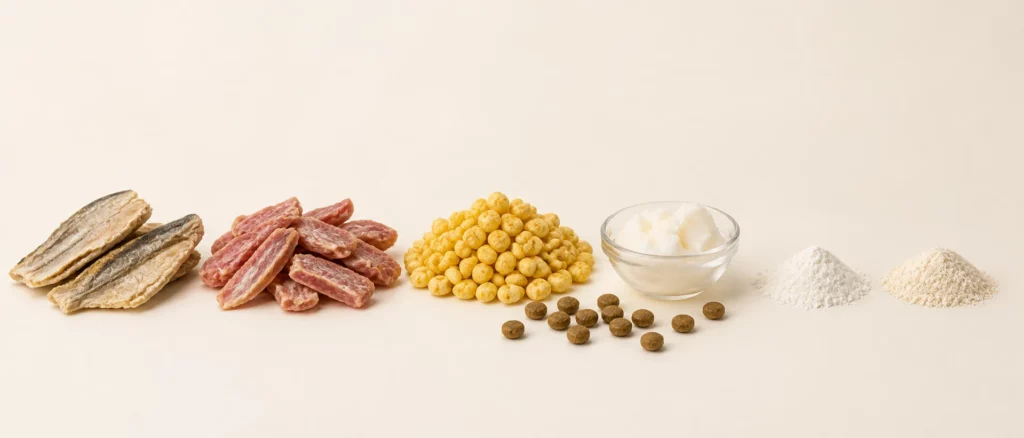 Ingredientes principales de Techno Diet Fish
