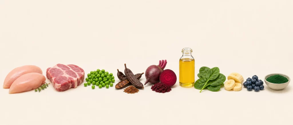 Ingredientes principales de Techno Diet STARTER